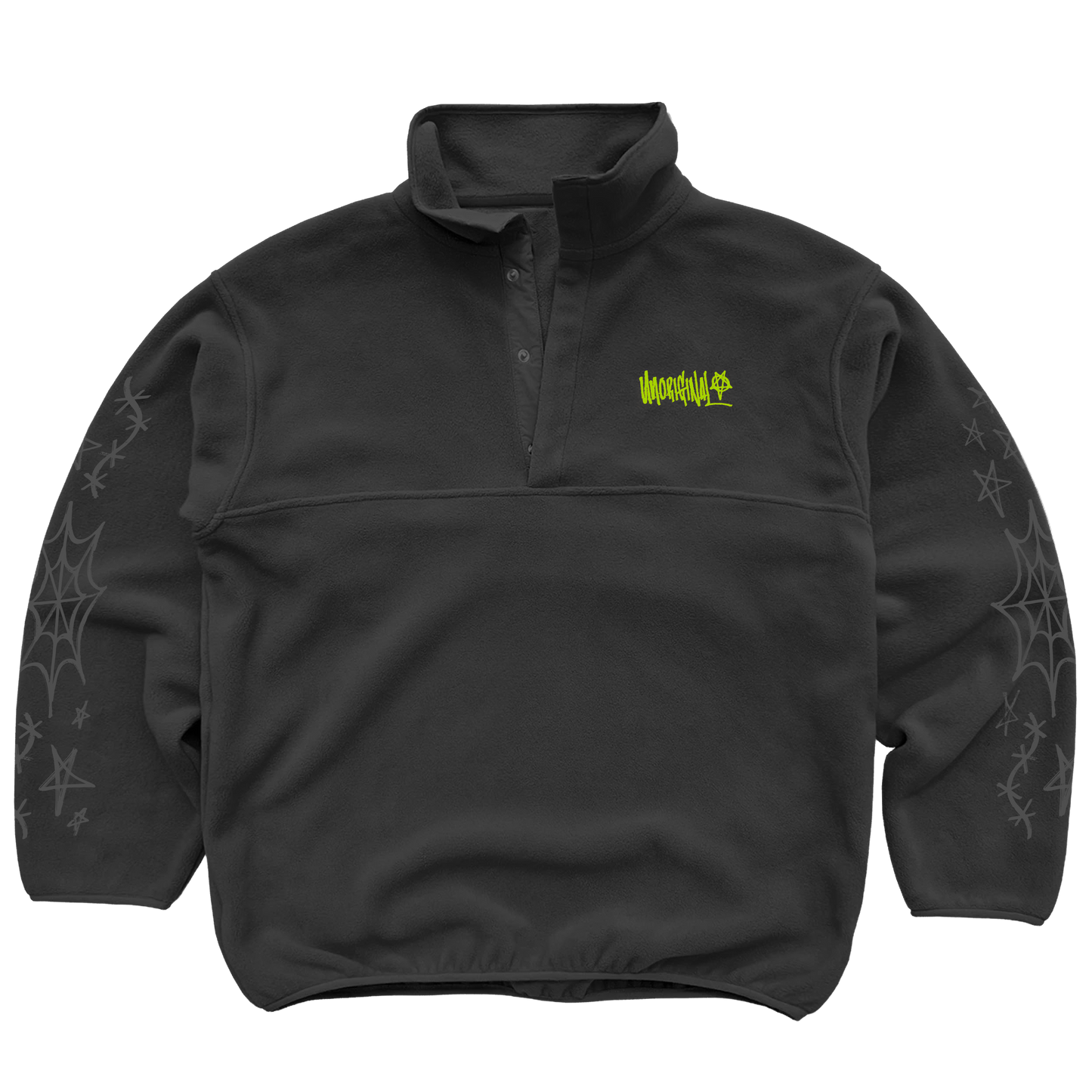 Anarchy Fleece Pullover - Black Smoke
