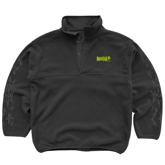 Anarchy Fleece Pullover - Black Smoke