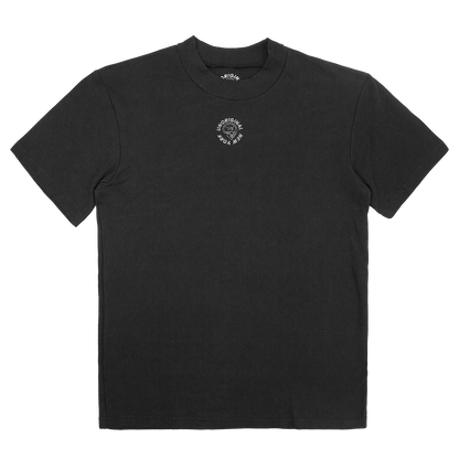 Pique Mockneck Tee - Black