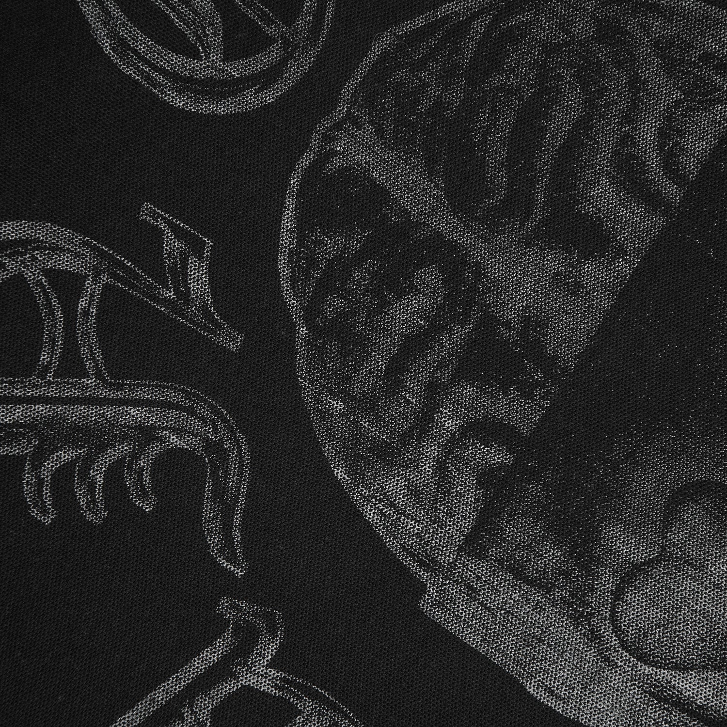 Pique Mockneck Tee - Black