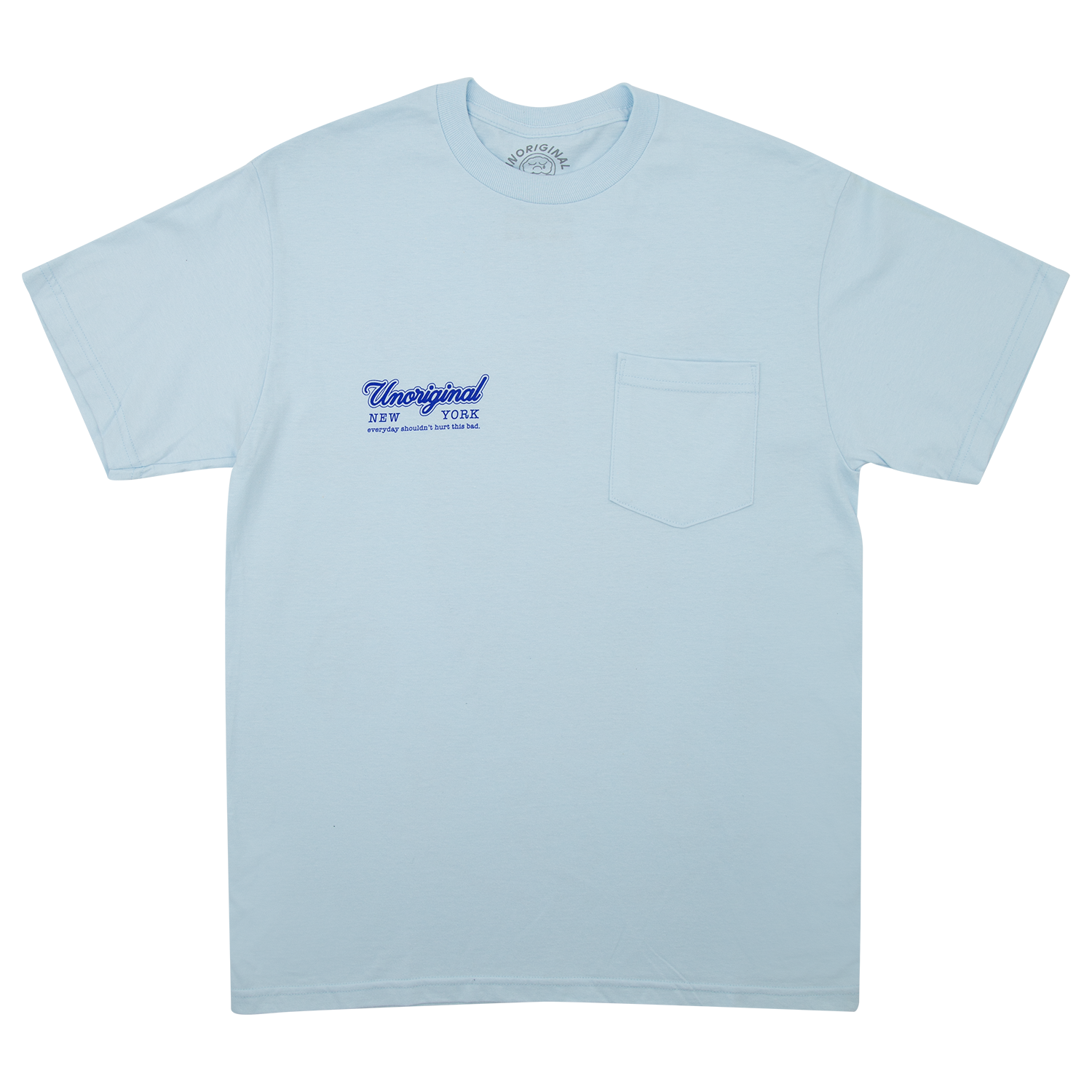 BLUE BY YOU POCKET TEE - BLUE