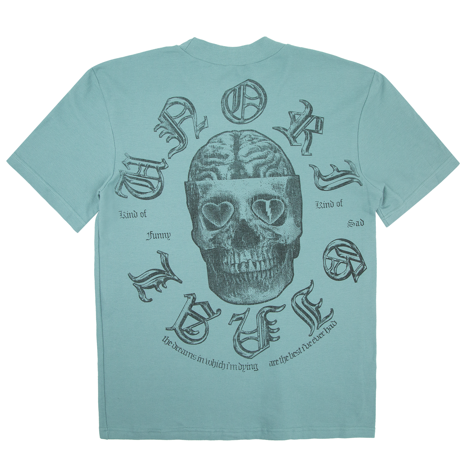 Pique Mockneck Tee - Arctic Blue