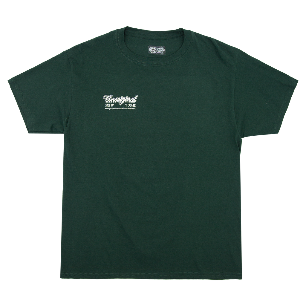 DEFY ALL GODS TEE - FOREST GREEN